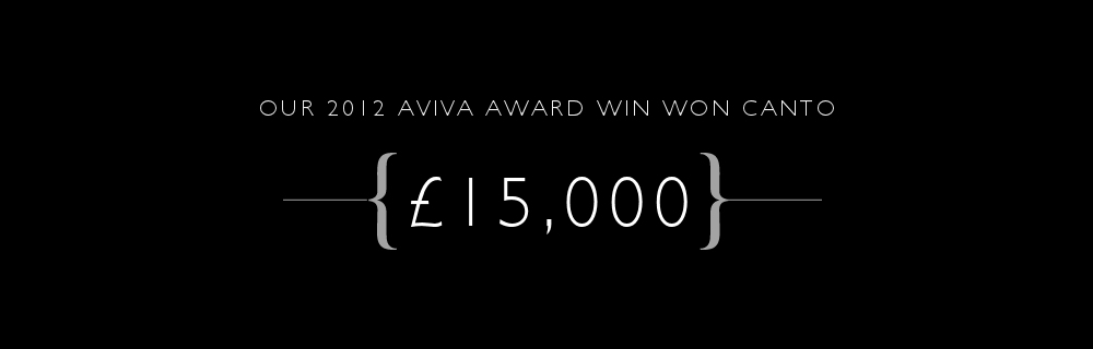 Our 2012 Aviva Award Win Won Canto